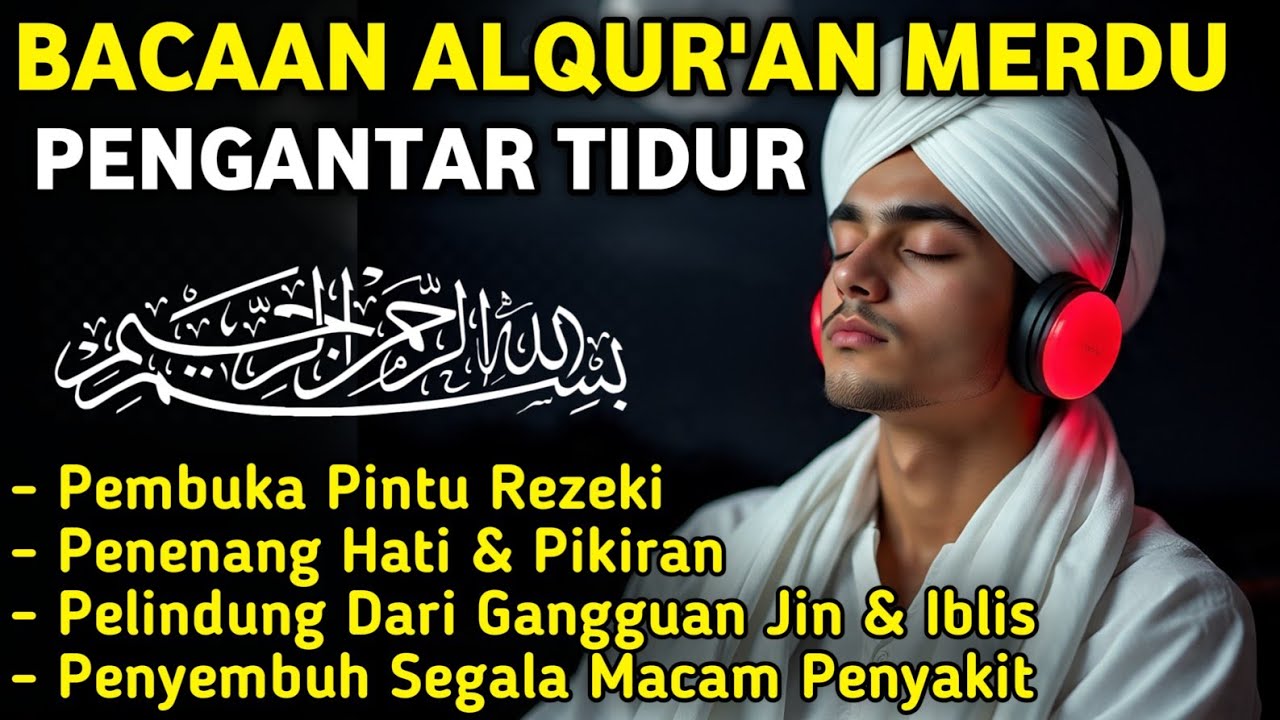 MUROTTAL MERDU PENGANTAR TIDUR,AYAT KURSI, ALWAQIAH,ALMULK,AR RAHMAN,YASIN,BY:Alaa Aqel