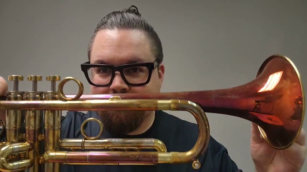 A total Bear of a trumpet?   Check out the Del Quadro   Grizzly show and tell with Kyle from ACB!