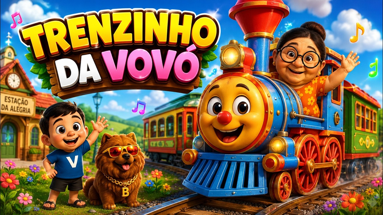 Trenzinho da Vovó no Natal! 🚂🎄 | Clássico Infantil com Vaval & Bilu