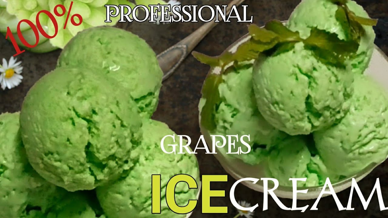 Ice Cream Class Day 1 | 100% Professional Ice Cream | Grapes Ice Cream