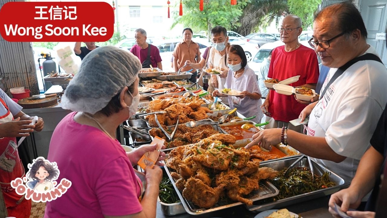 200 хрустящих куриц! 75-летний профессиональный китайский шеф-повар готовит 40 блюд в старейшей к...