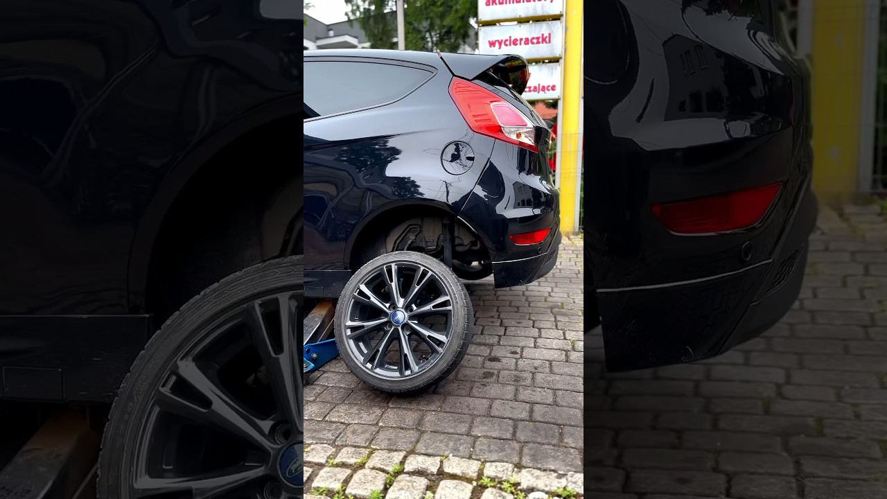 WYMIENIAMY KOŁA! #shorts #ford #fiesta #wheels #change