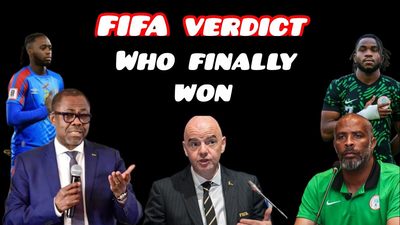 Nigeria World Cup Hopes Still Alive Amid FIFA Verdict vs DR Congo