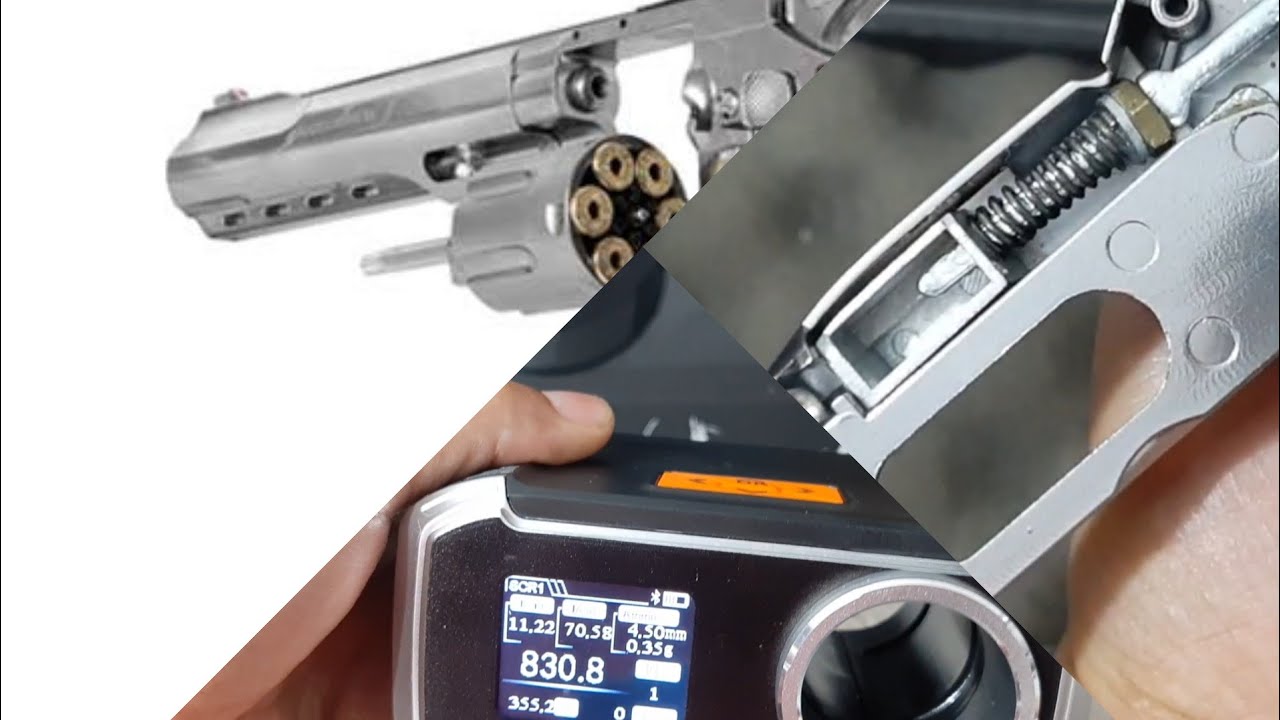 REFORÇO NA MOLA REVÓLVER 🔫🇧🇷ROSSI W702s CO2 4,5