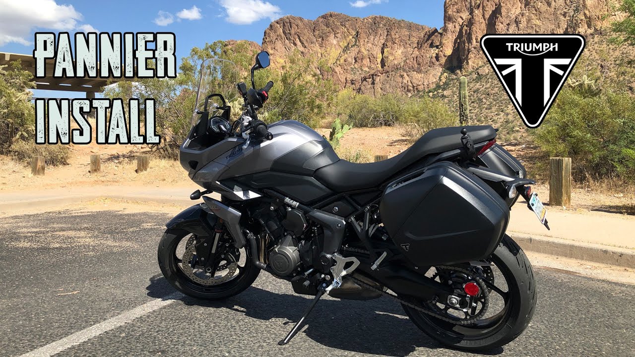 Triumph Tiger Sport 660 — установка интегрированных кофров