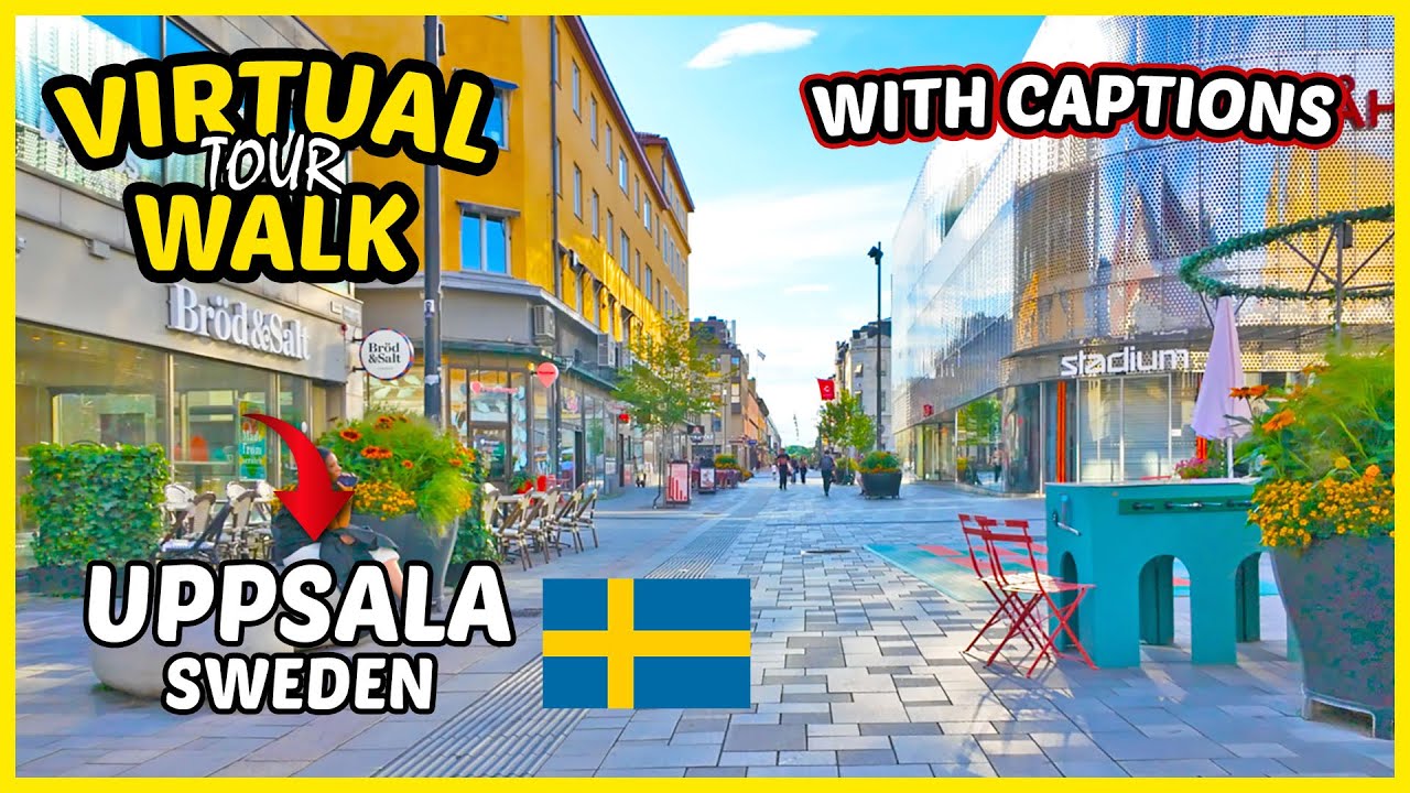 UPPSALA, SWEDEN 🇸🇪 | Uppsala City Center Walk | Uppsala Sweden Walking Tour
