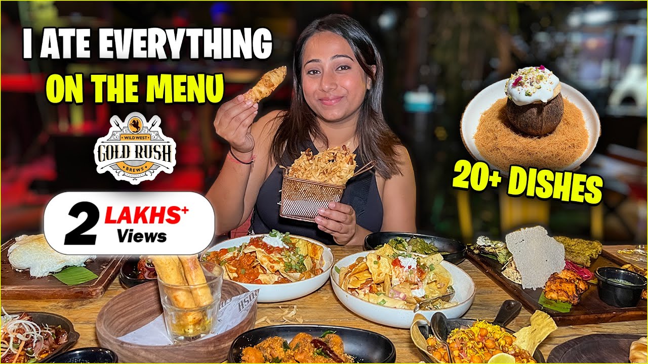 Eating everything on the Menu of 