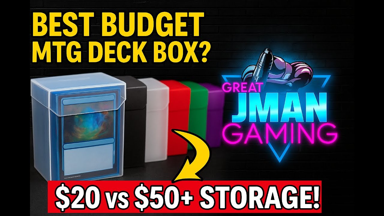 Best Budget Deck Boxes for Commander | MTG Storage & Sleeve Review!