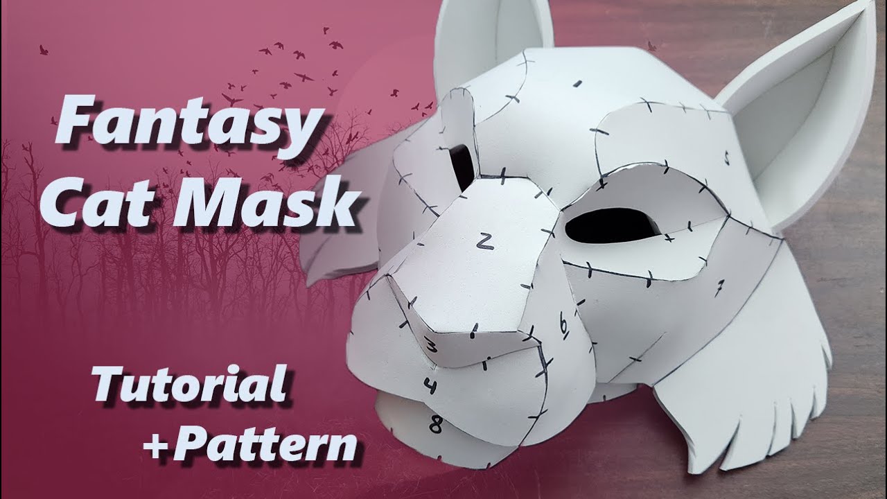 How to Make a Fantasy Cat Mask