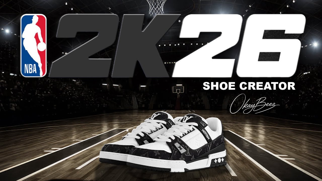 NBA 2K26 Shoe Creator - How to make Louis Vuitton LV Trainer 'Black'