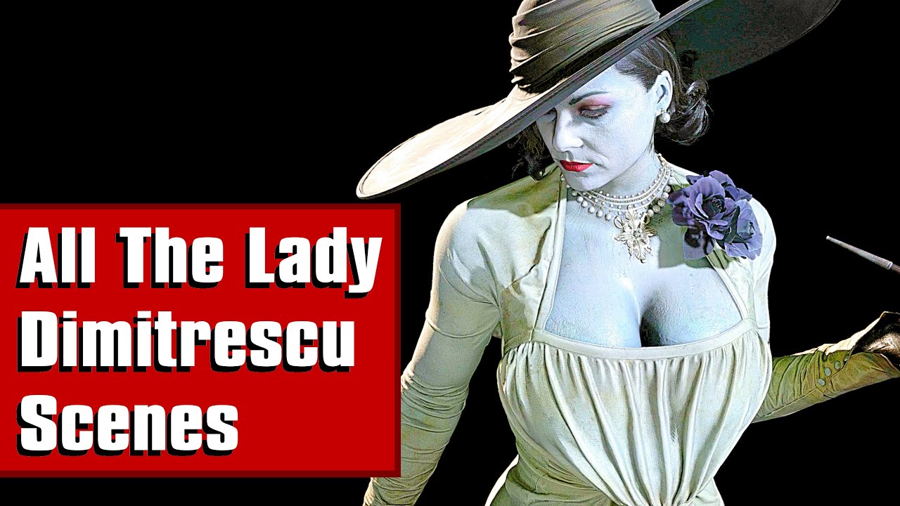 Resident Evil Village All The Lady Dimitrescu (Tall Vampire Lady) Scenes