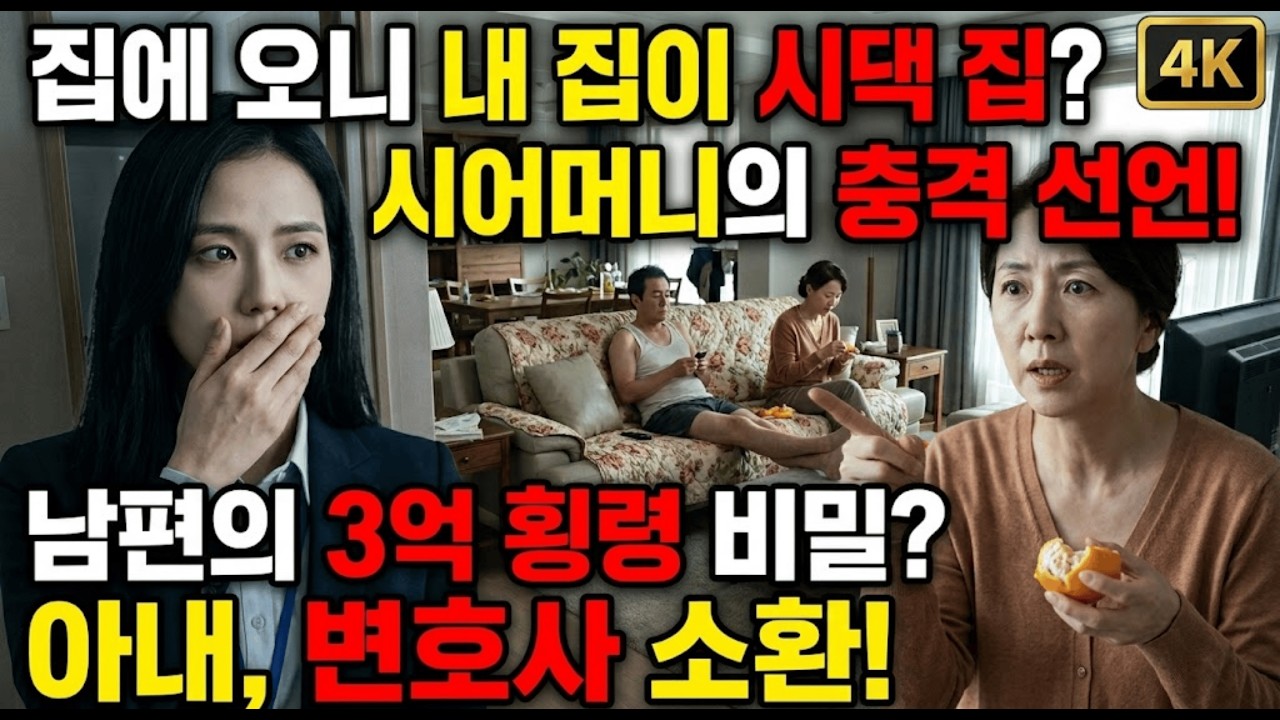 출장 마치고 오니 내 집이 시댁 숙소? 변호사 대동해 싹 다 쫓아낸 사이다 결말