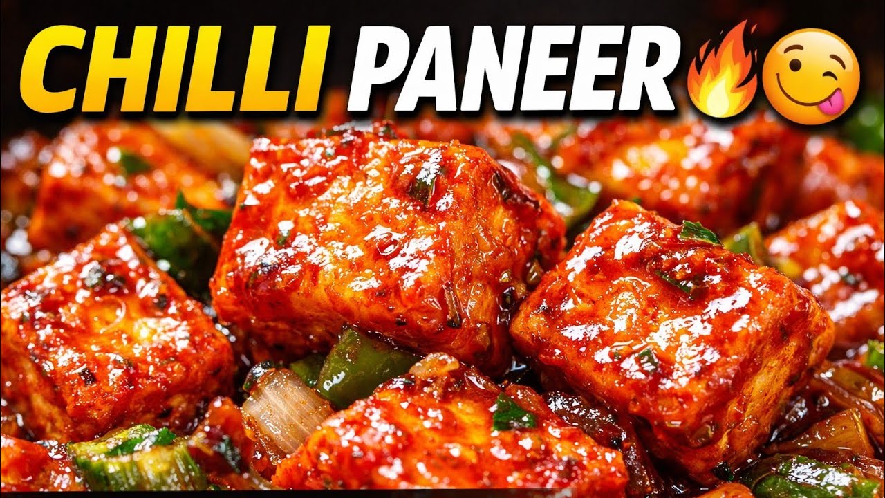Ab ghar pe banaye sabse tasty Chilli Paneer | Indo-Chinese Special🔥😋