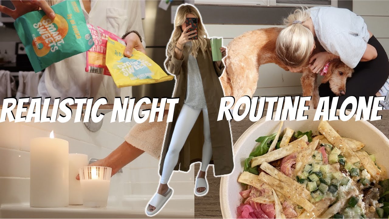 VLOG: Realistic Night Routine Alone | Rachel Ratke