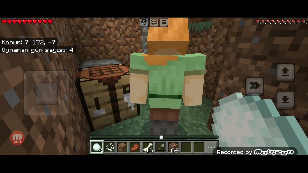Minecraft tı düz dünya da bitiriyoruz bölüm 2