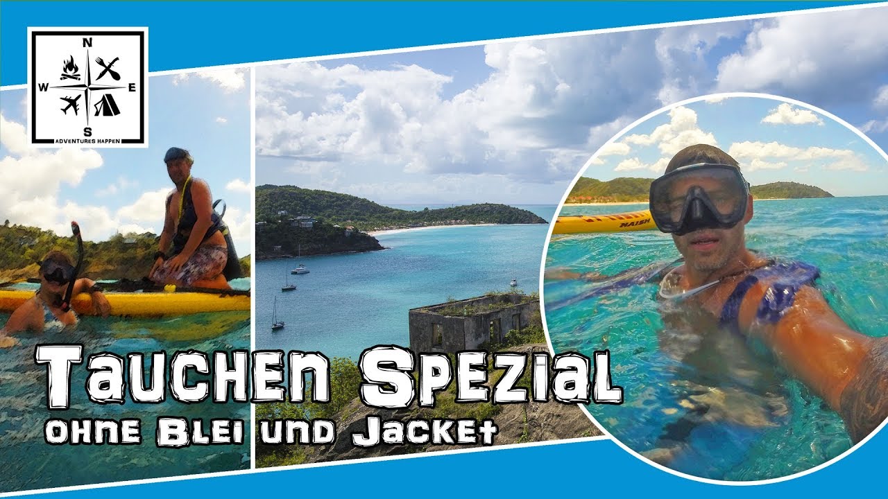 Tauchen ohne Weste und Blei - geht das? | #AdventuresHappen