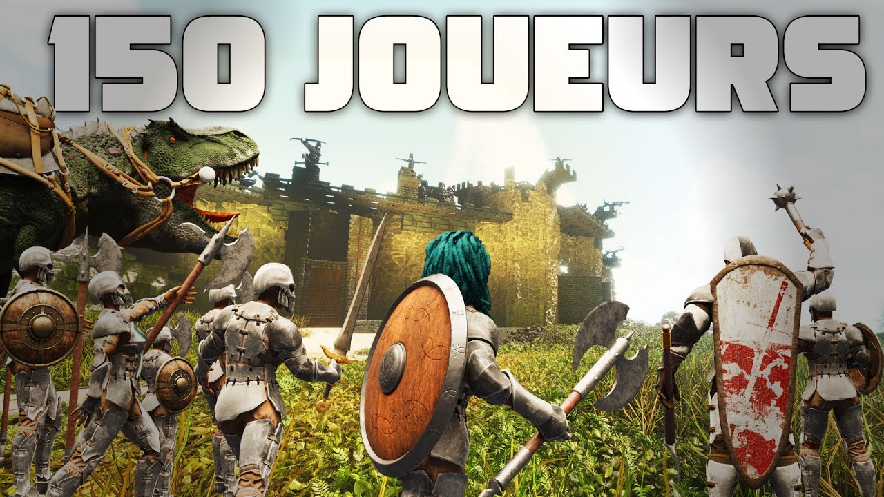 150 JOUEURS Créent Une Civilisation PRIMITIVE sur ARK