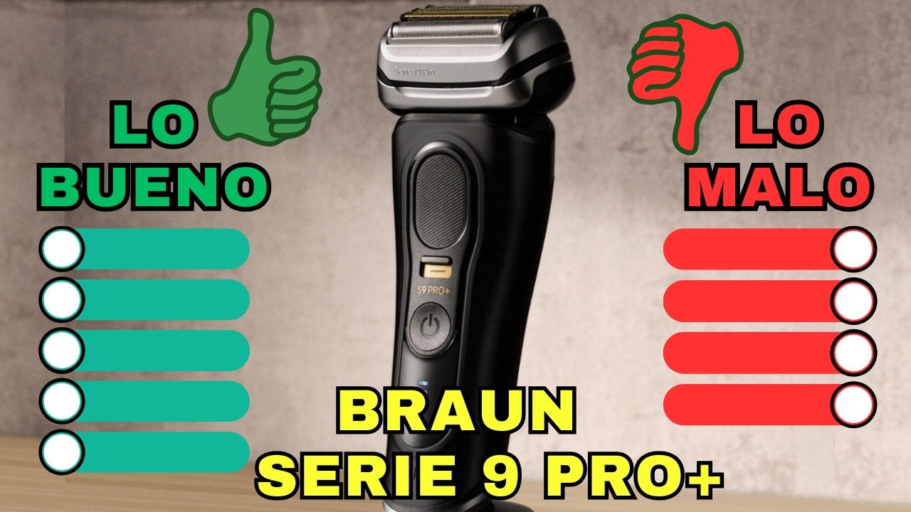 ✅ PROS y CONTRAS ❌ de la Afeitadora Braun Series 9 Pro+ | Opinión