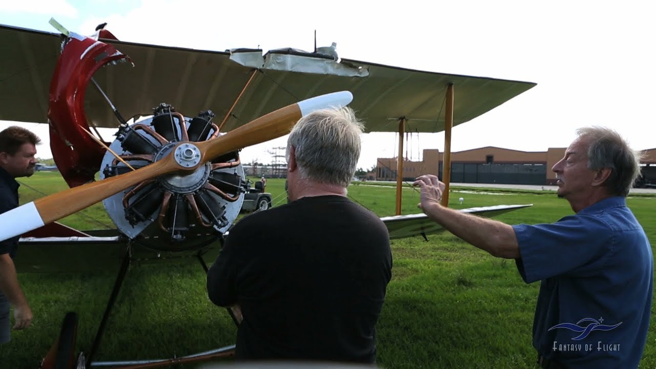 Sopwith Pup - Cowling Incident Flight - Kermit Lands Safely!
