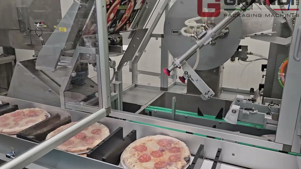 Horizontal cartoner mod. CPM 100 for frozen pizza
