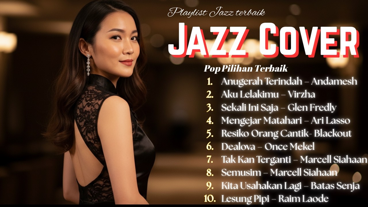 10 LAGU Jazz Cover Lagu Indonesia Penuh Rasa | Pop & Soul Nostalgia Bikin Kerja Makin Fokus