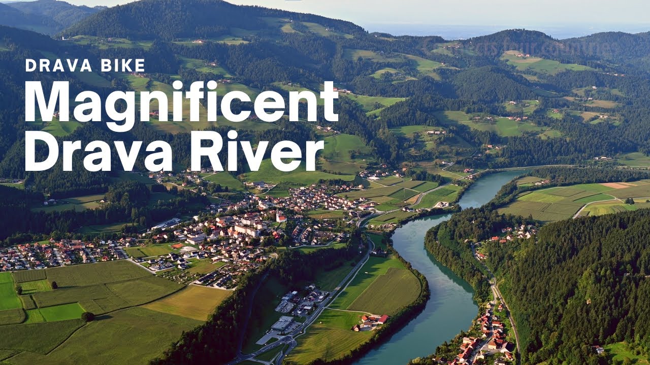 DRAVA BIKE: Magnificent Drava River | Aerial footage