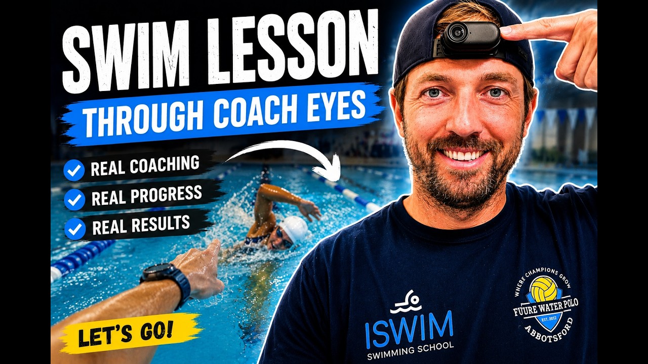 Experience a Real Swim Lesson Through a Coach's Eyes | POV Swimming
