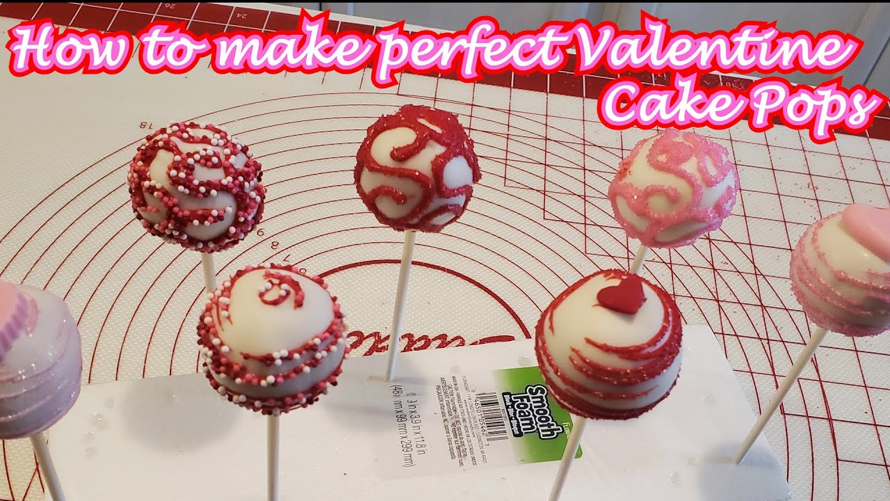 How to make perfect Valentine Cake Pops! | Tips for stress-free Cake Pops from Start to Finish!!