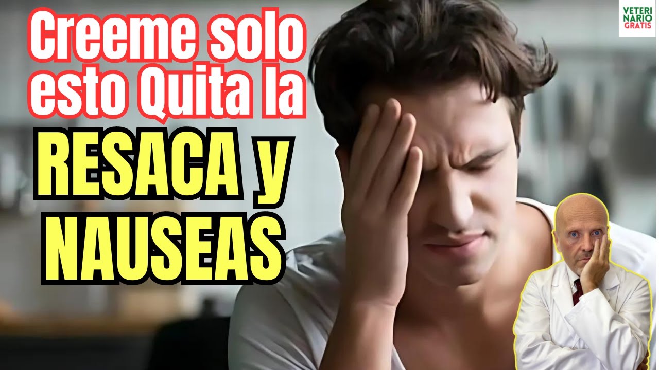 🥴 &iquest;COMO QUITAR LA RESACA Y LAS GANAS DE VOMITAR? 🥴