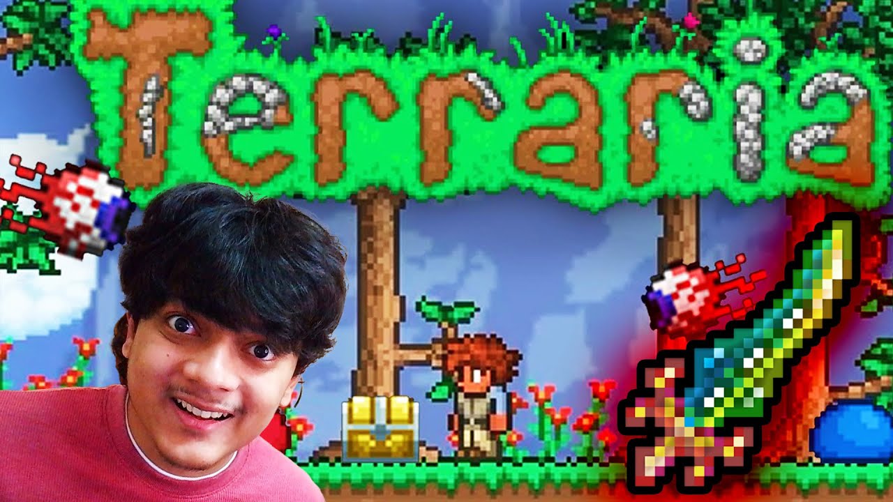 FIRST TIME PLAYING TERRARIA… ENDGAME IS BRUTAL