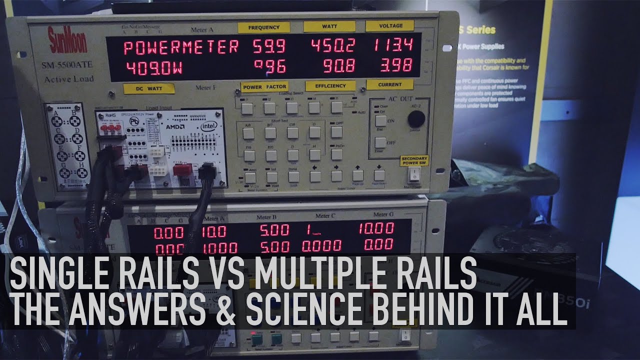 Single Rails VS Multiple Rails Power Supplies - With Jonny Guru | Corsair PSUs