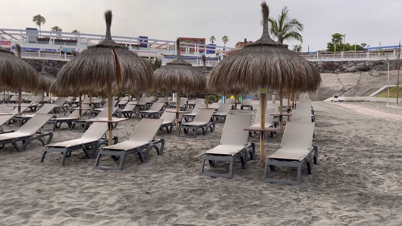 Playa de torviscas Tenerife Sur 🏖🏝(torviscas beach Tenerife south