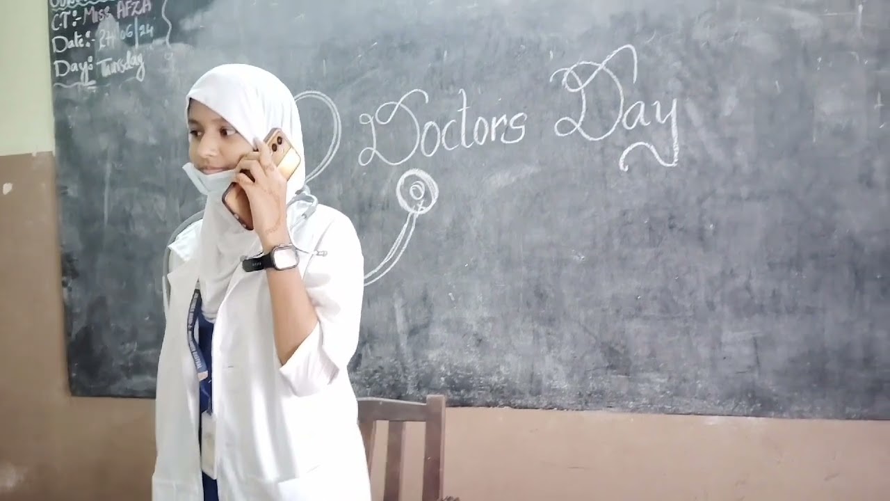 A small skit dedicated to all the doctors on doctor's day.