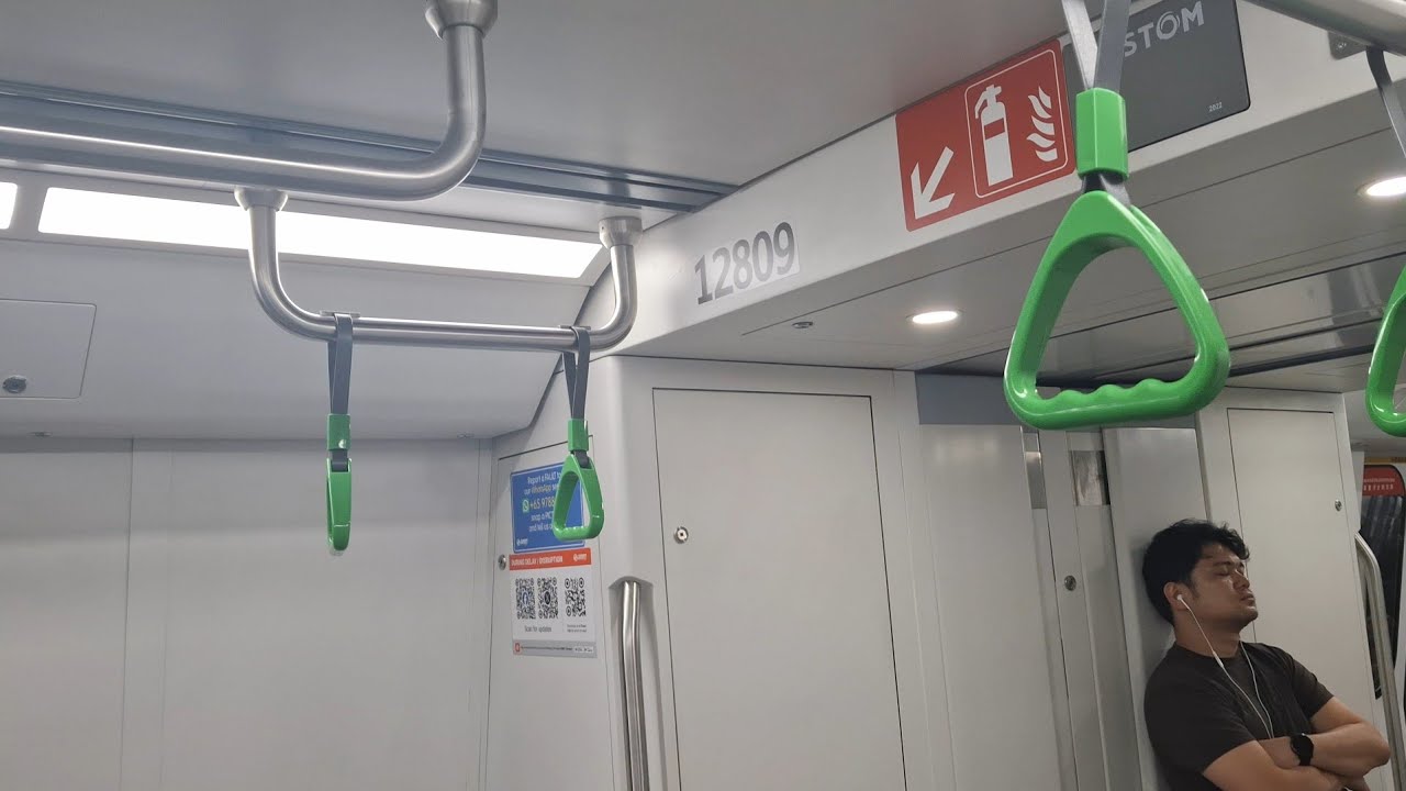 [SMRT] Alstom Movia R151 PV 809/810 from NS15 Yio Chu Kang to NS17-CC15 Bishan (》Marina South Pier).