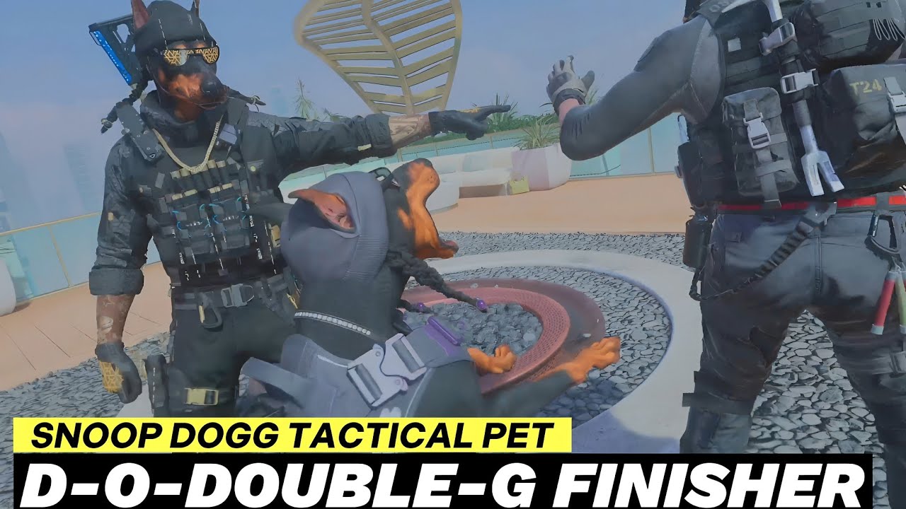 New Snoop Dogg Tactical Pet D-O-DOUBLE-G Finishing Moves Modern Warfare 3 season 3