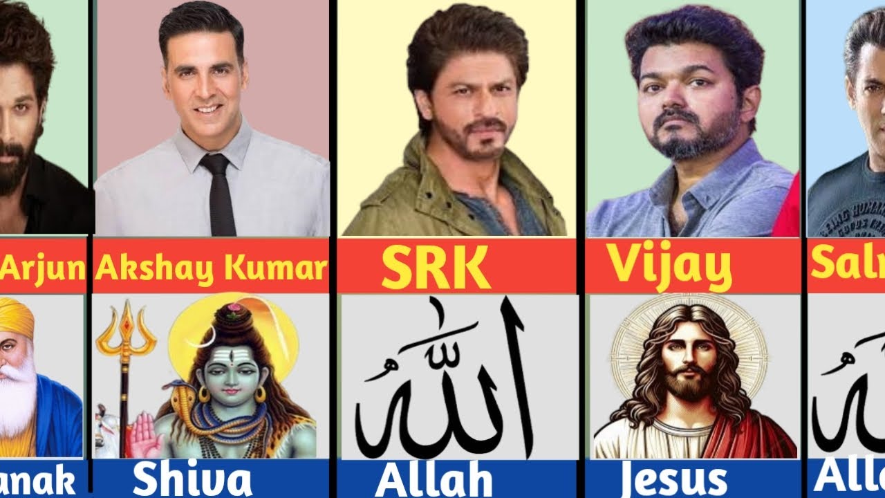 God of Famous Indian Actors | Religion of Famous Indian Actors