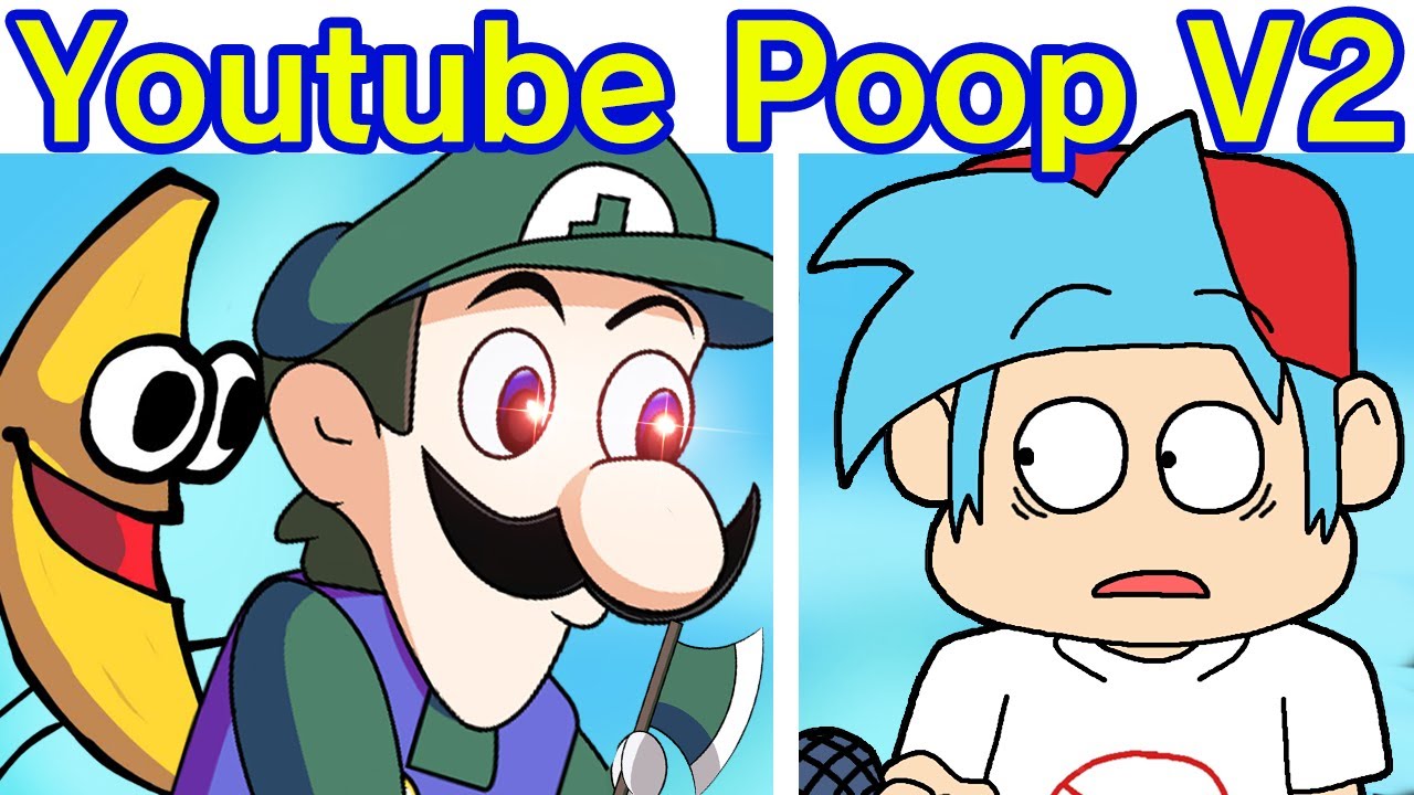 Friday Night Funkin' VS Youtube Poop Invasion V2 Full Week (FNF Mod) (Weegee/Sonic/YTP/PBJT)
