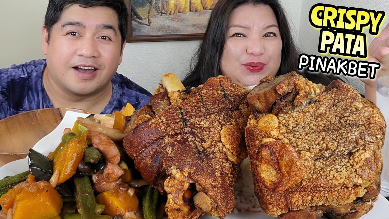 CRISPY PATA | PINAKBET WITH BAGOONG ALAMANG |  MUKBANG