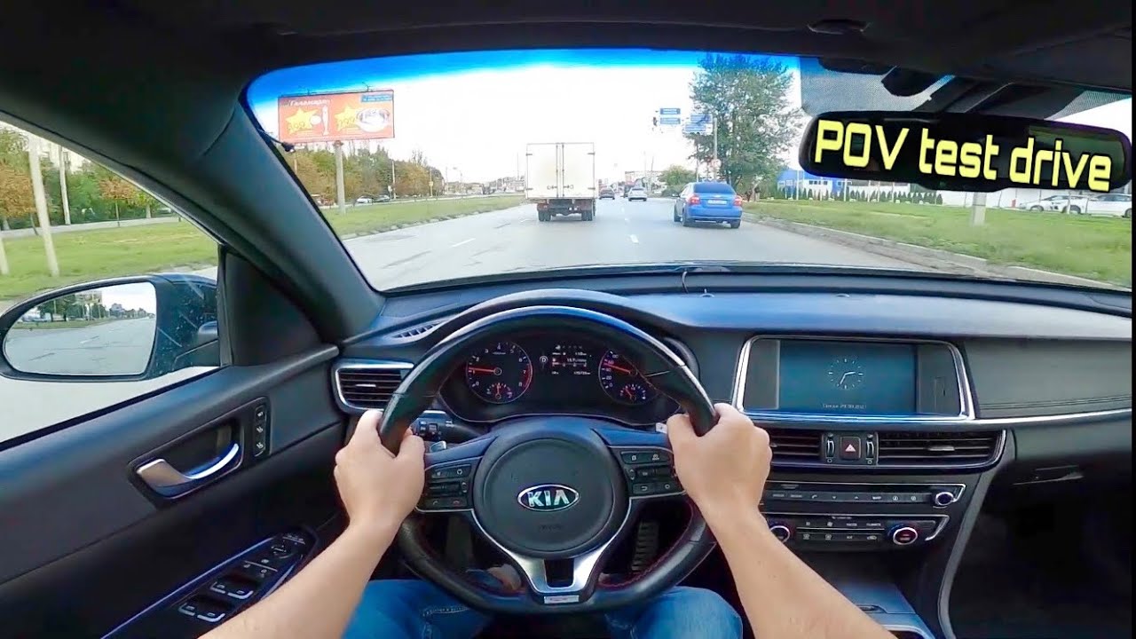 2017 Kia Optima GT (2.0 Turbo) POV Test Drive