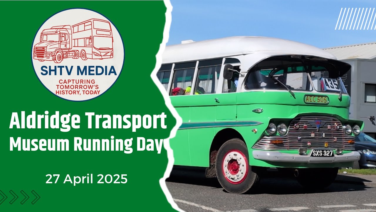 Aldridge Transport Museum Running Day 27 April 2025