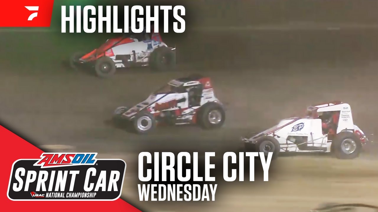 USAC National Sprint Cars Wednesday at Circle City Speedway 5/22/24 | Highlights