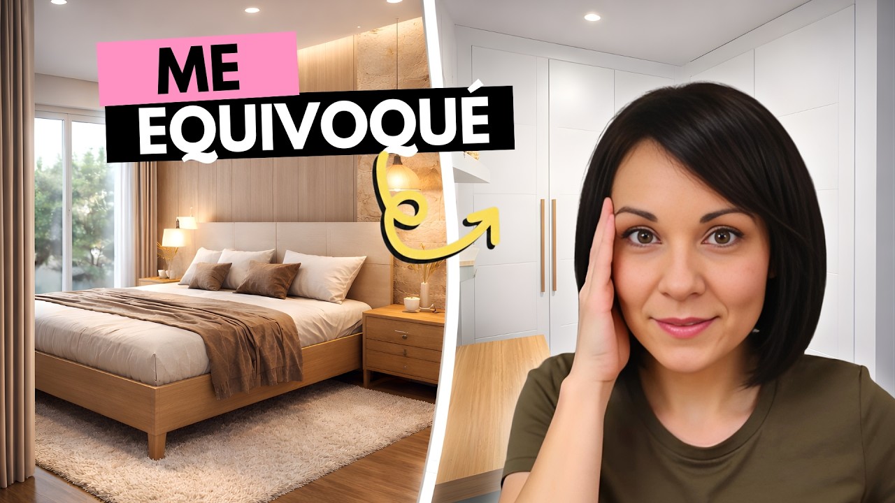 Creo que me equivoqué diseñando mi habitación… ¿la tiro entera?