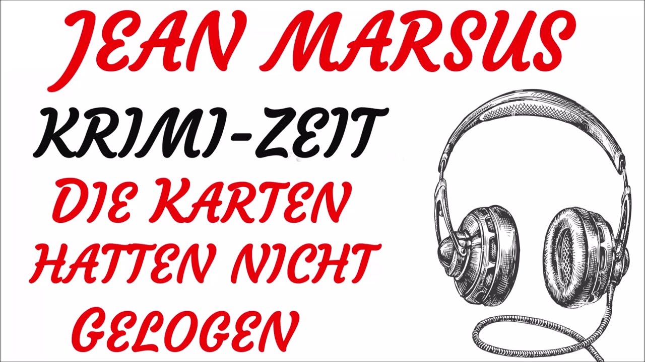 KRIMI Hörspiel - Jean Marsus - DIE KARTEN HATTEN NICHT GELOGEN (1971)