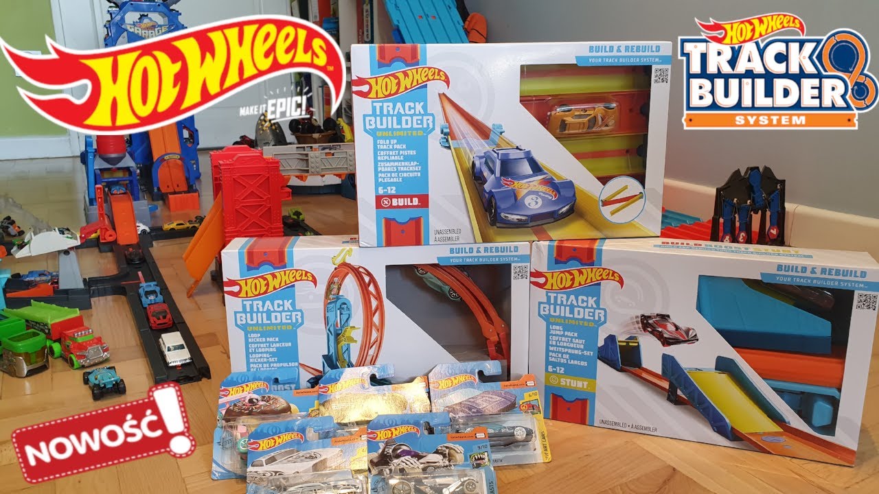Nowości HOT WHEELS - Skocznie, pętle, tory! Budujemy miasto!