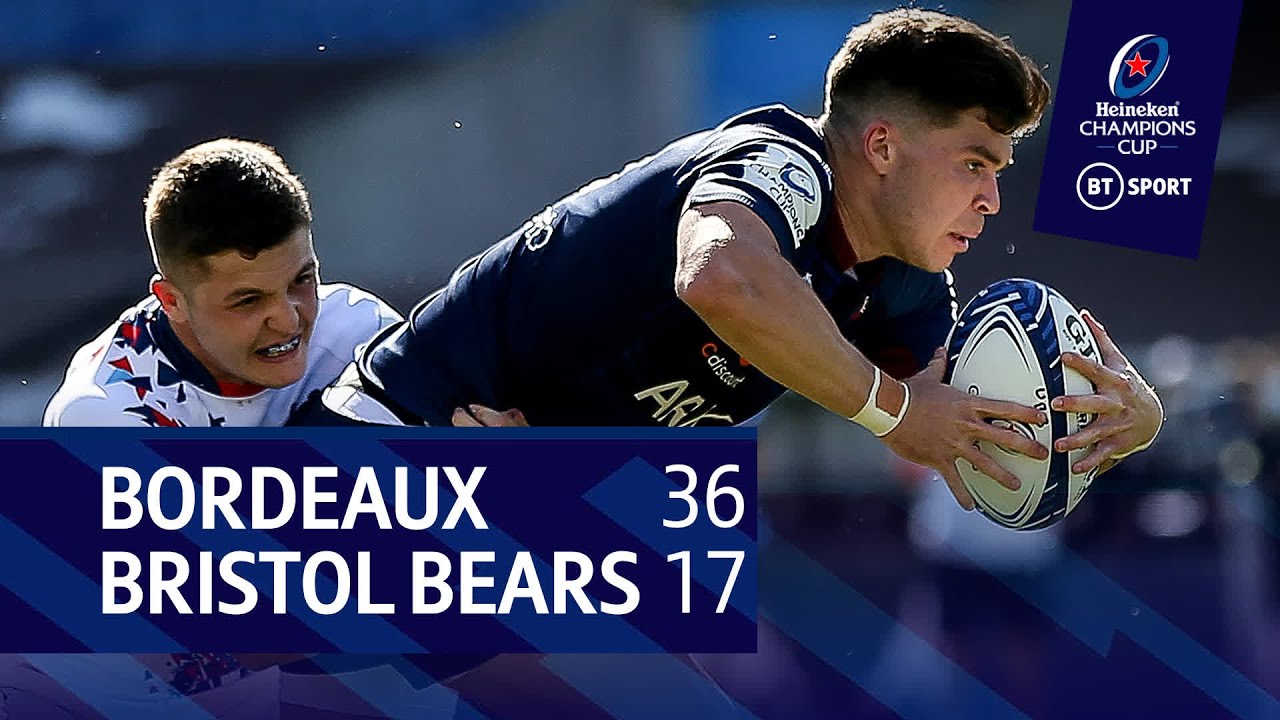 Bordeaux vs Bristol Bears (36-17) | Jalibert Stars As French Beat Bears | Champions Cup Highlights
