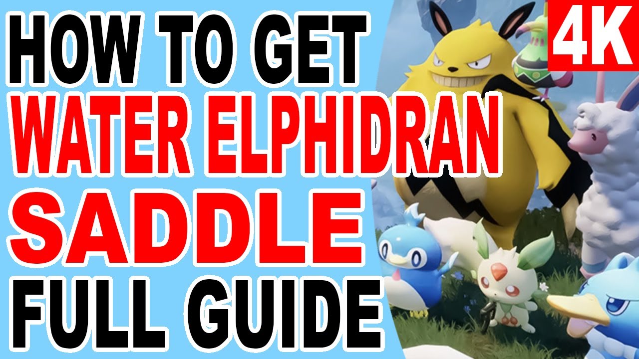 How to Get Water Elphidran Saddle - Elphidran Aqua Mount Ride Paldeck No. 080b Location - Palworld