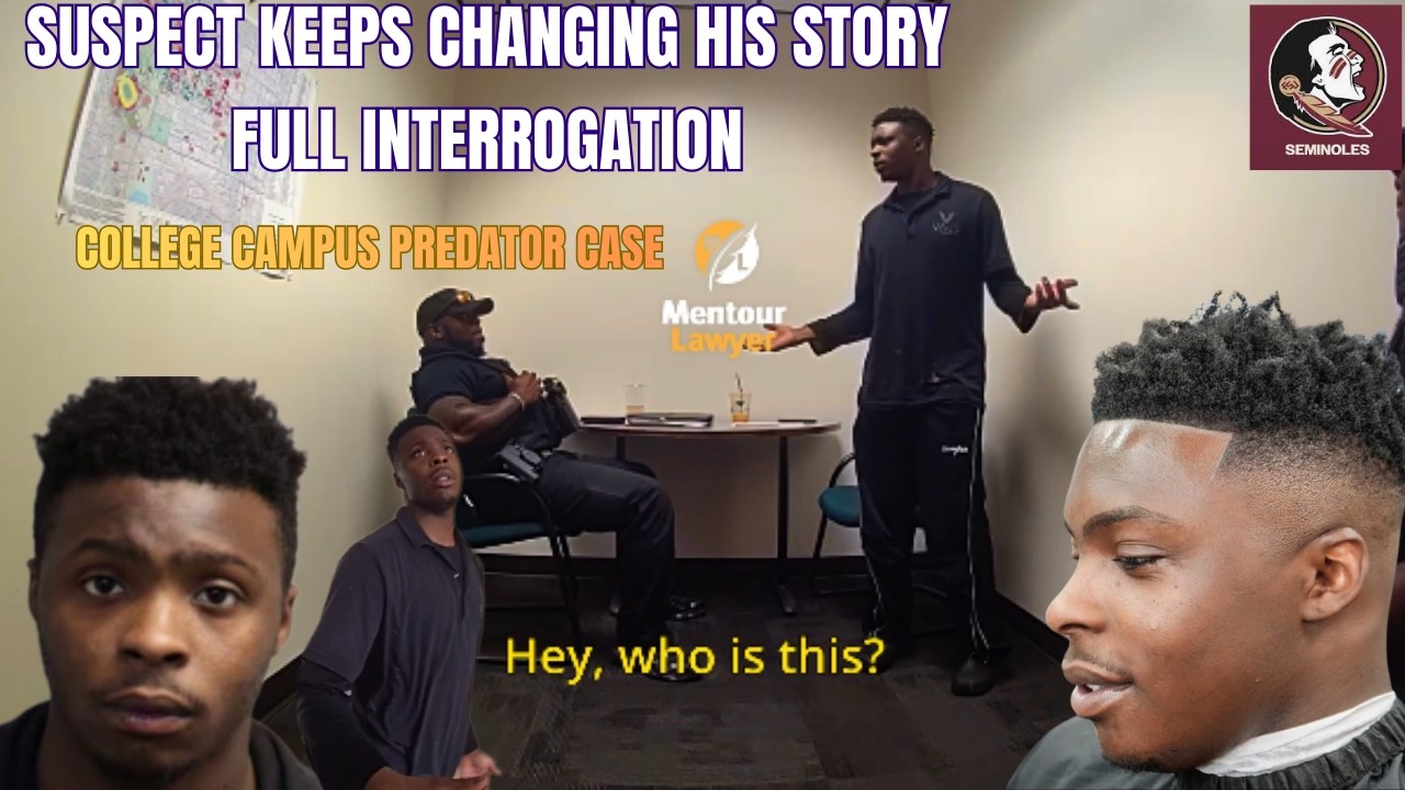 College Dorm Predator Interrogation - His Story Changes As Detectives Share Evidence