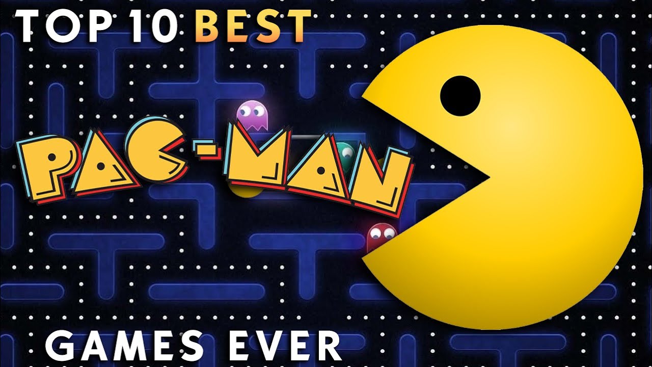 Топ-10: Лучшие игры серии Pac-Man! 🥠