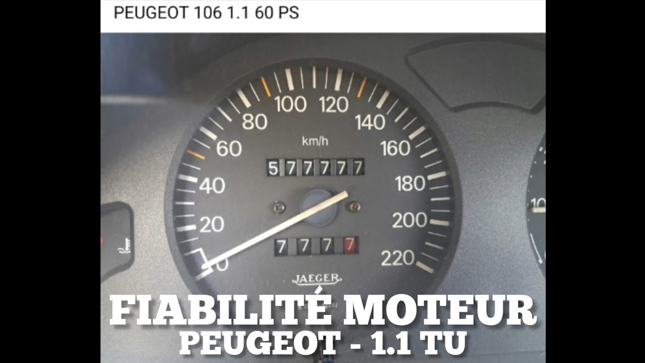 FIABILITÉ MOTEUR PEUGEOT 1.1 TU