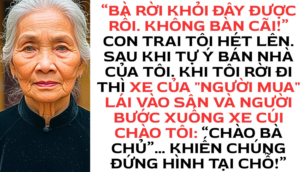 Gia đình tôi tổ chức tiệc nướng để ăn mừng việc bán căn nhà của tôi. Người mua vừa tới thì…